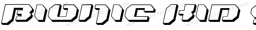 Bionic Kid Simple Sl字体转换